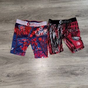 Ethika Red Athletic Briefs